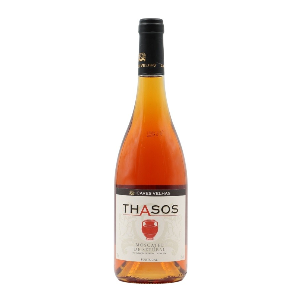 Wino Thasos Moscatel de Setubal 17% białe słodkie 750 ml