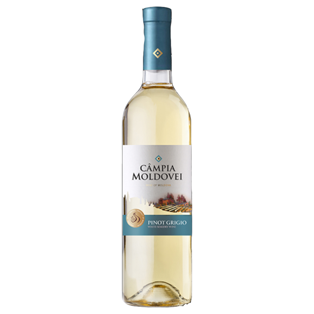 Wino Campia Moldovei Pinot Grigio 12,5% białe półwytrawne 750 ml