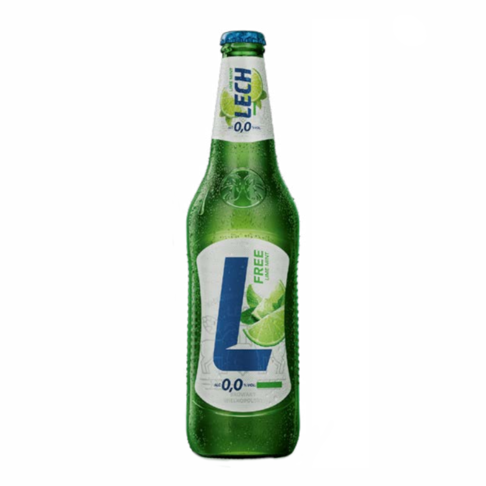 Piwo Lech Free limonka mięta 0% 500 ml