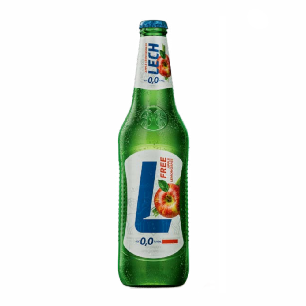 Piwo Lech Free Apple Lemongrass 0% 500 ml