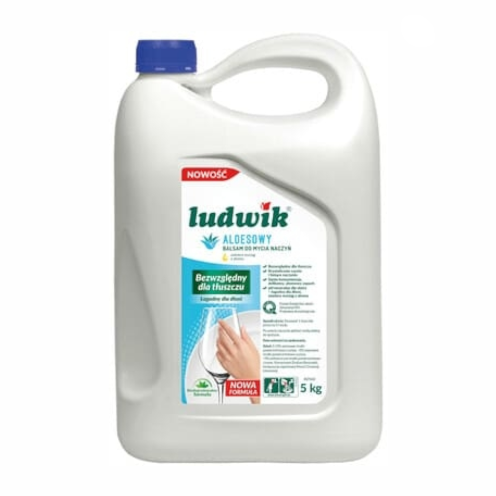 Ludwik, płyn do naczyń, aloesowy, 5 l