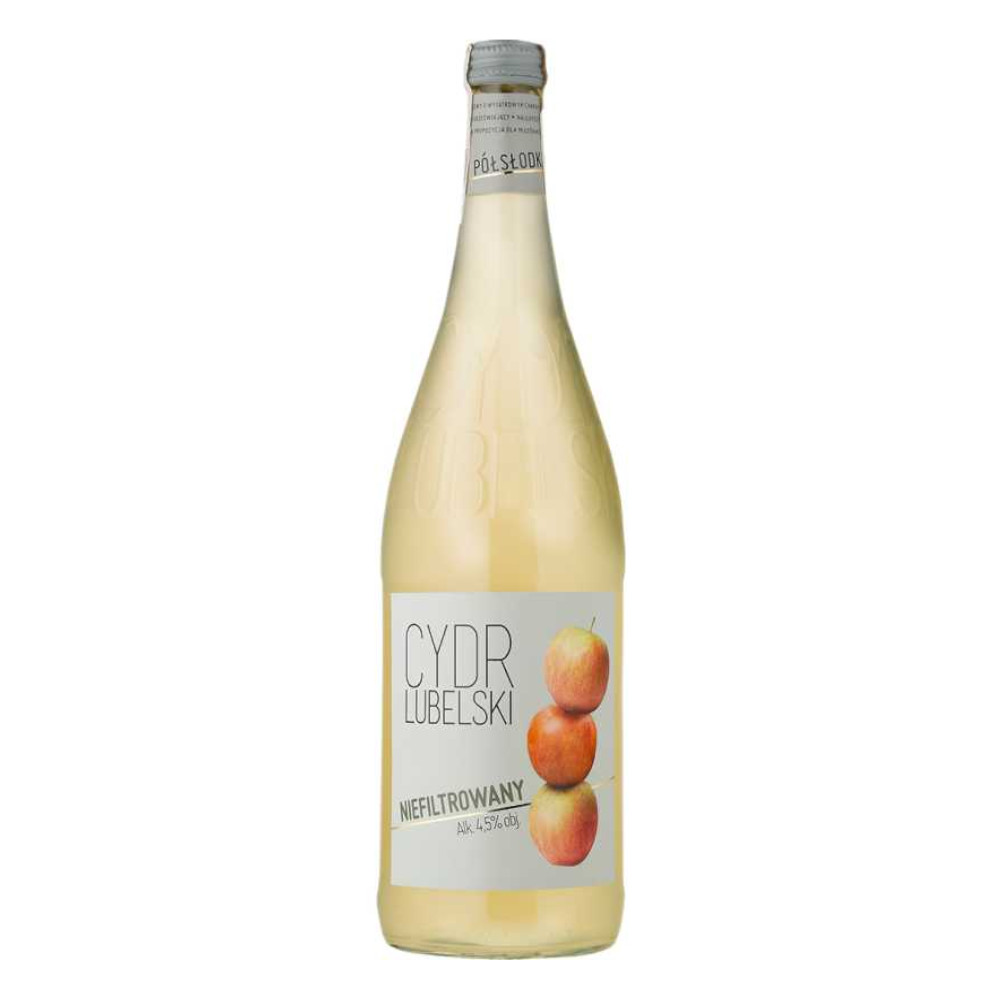 Cydr Lubelski niefiltrowany 4,5% 1000 ml