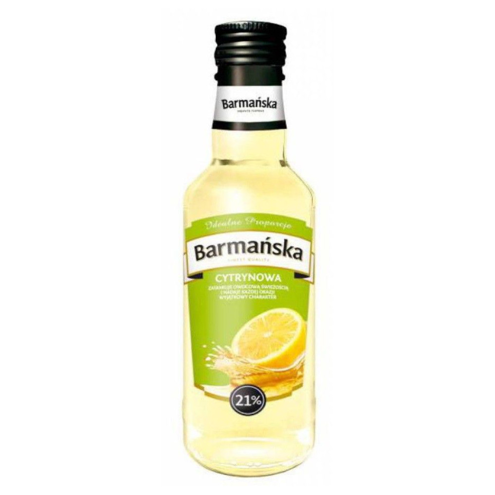 Wódka Barmańska Cytryna 18% 200 ml