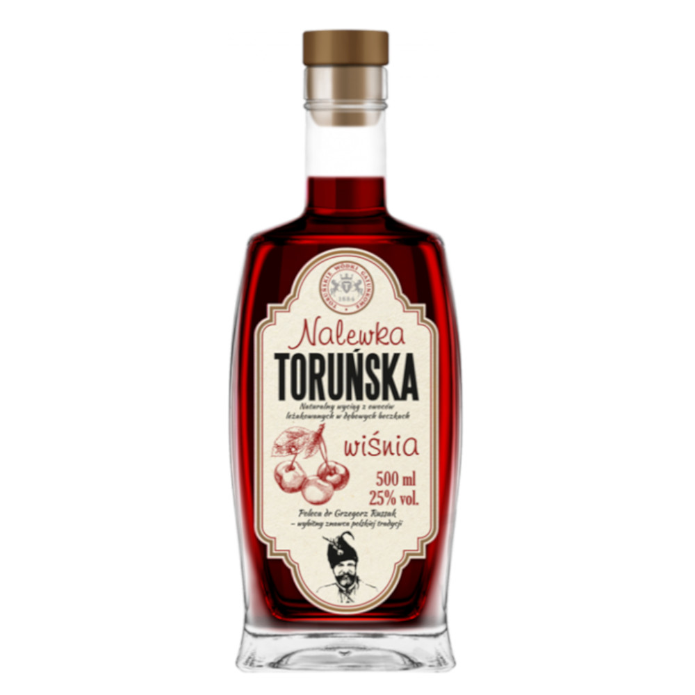 Nalewka Toruńska Wiśnia 25% 500 ml