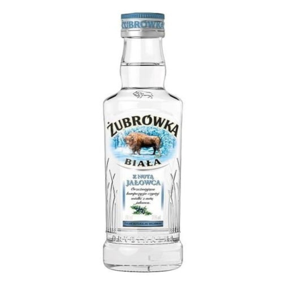 Wódka Żubrówka Biała z Nutą Jałowca 37.5% 200 ml