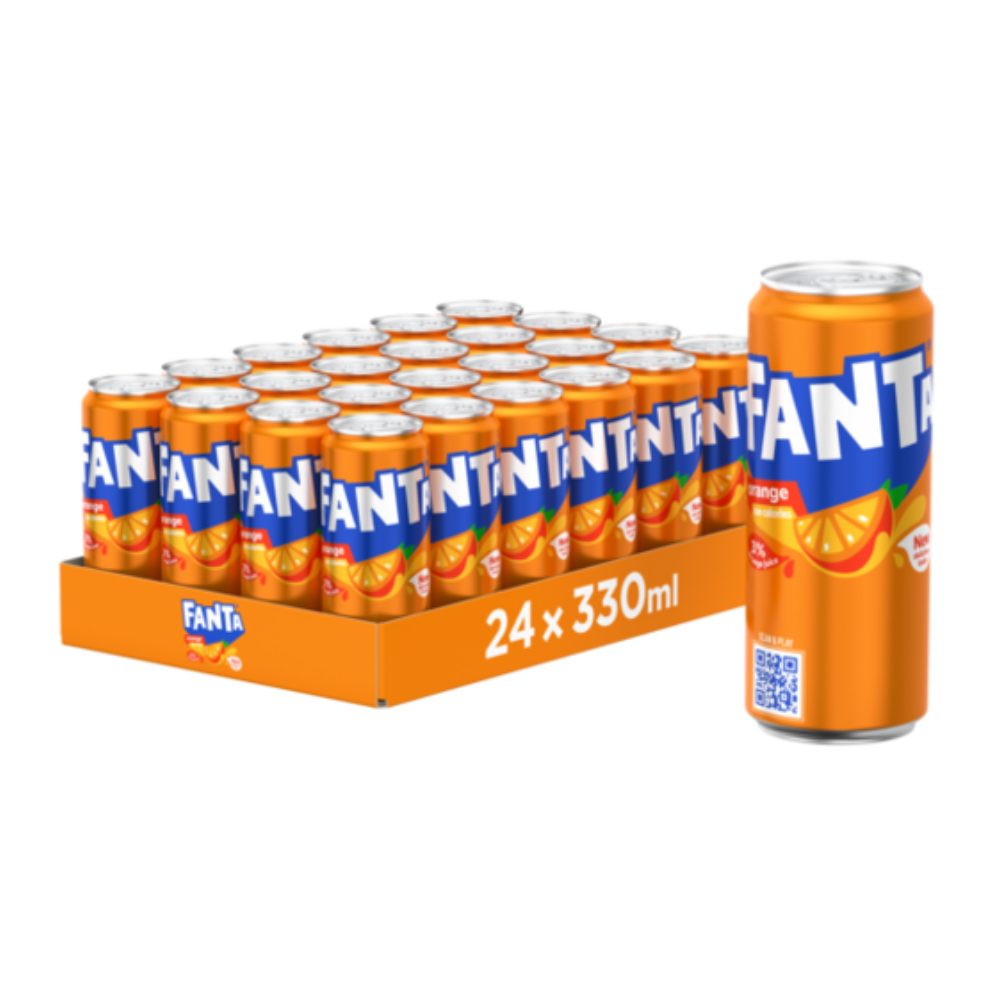 Napój Fanta Orange 24 x 330 ml Puszka DRS