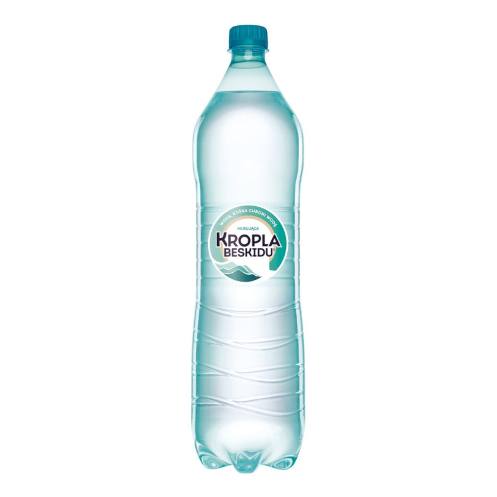 Woda Kropla Beskidu Musująca 1500 ml DRS