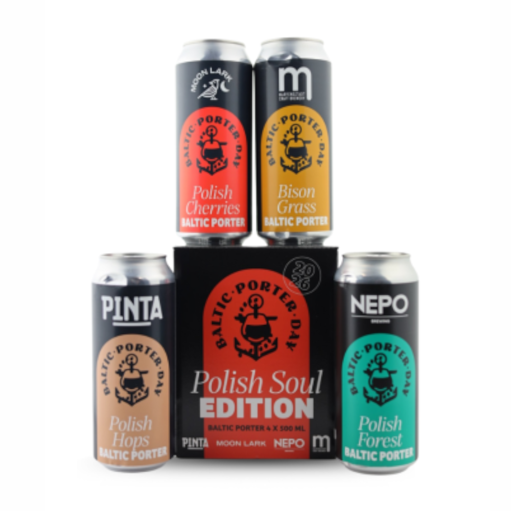 Piwo Pinta Baltic Porter Day 2026 Zestaw 4 x 500 ml