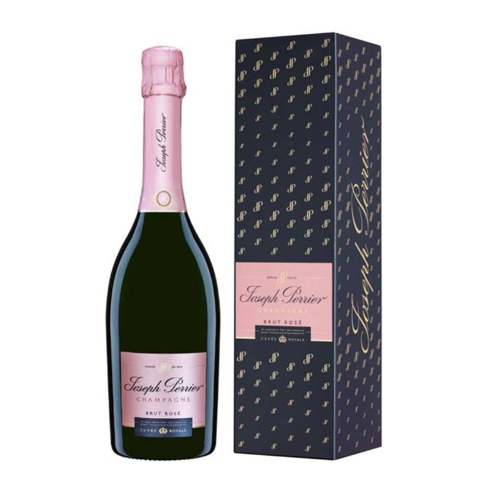 Wino Joseph Perrier Cuvee Royale Brut Rose 12% różowe wytrawne 750 ml kartonik