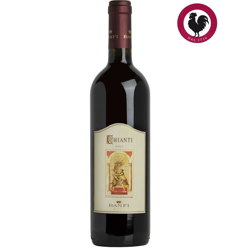 Wino Chianti Banfi Toscana wytrawne czerwone 14 % 750 ml