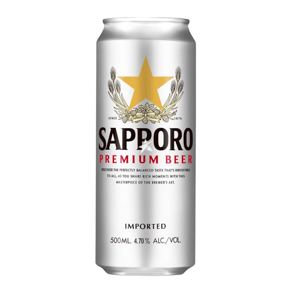 Piwo Sapporo Premium Lager 4,7% 500 ml puszka