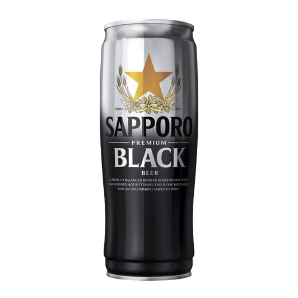 Piwo Sapporo Black 5% 650 ml puszka