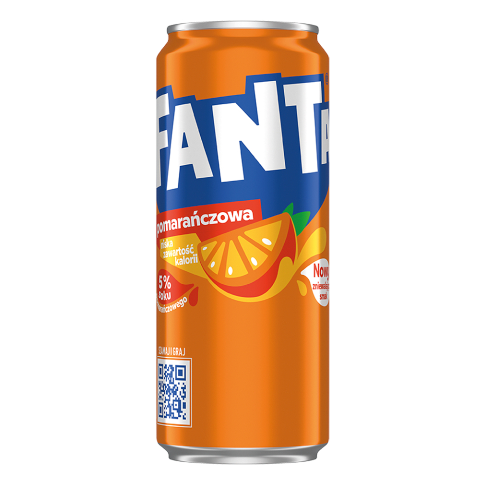 Napój Fanta Orange 330 ml Puszka DRS