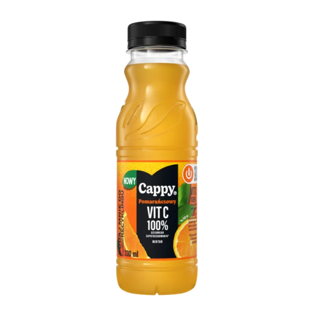 Sok Cappy Pomarańcza 330 ml DRS