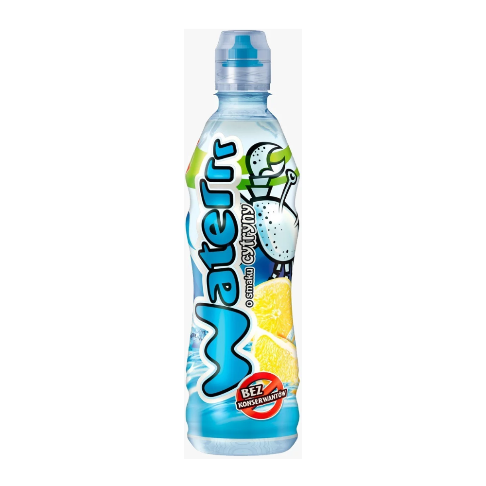 Napój Kubuś Waterrr 20% Soku Cytryna 500 ml PET DRS