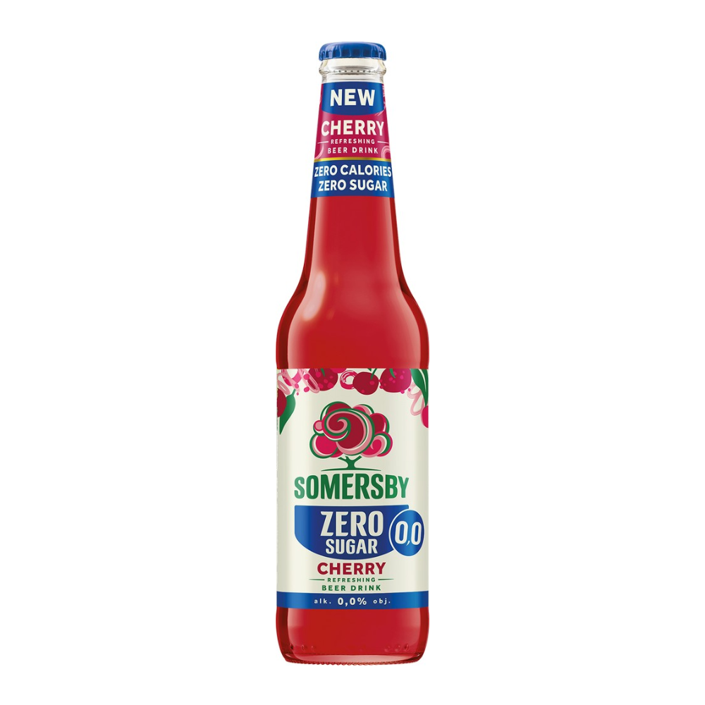 Piwo Somersby Cherry Zero Sugar 0% 400 ml