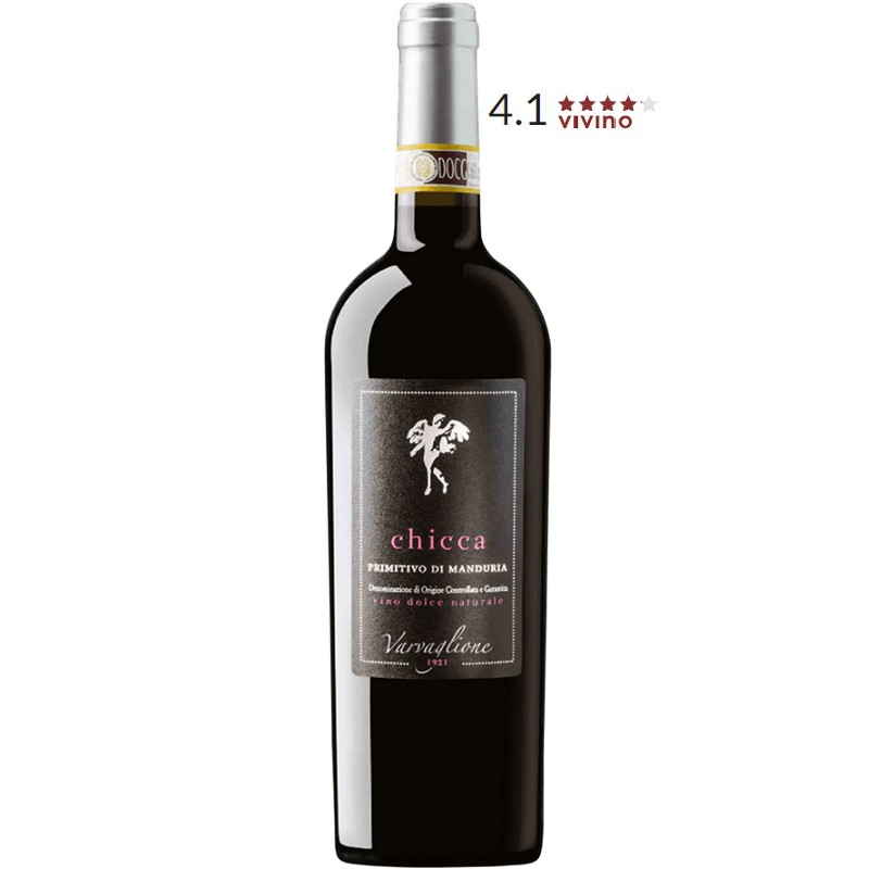 Wino Chicca Primitivo Di Manduria Varvaglione wytrawne czerwone 14 % 750 ml