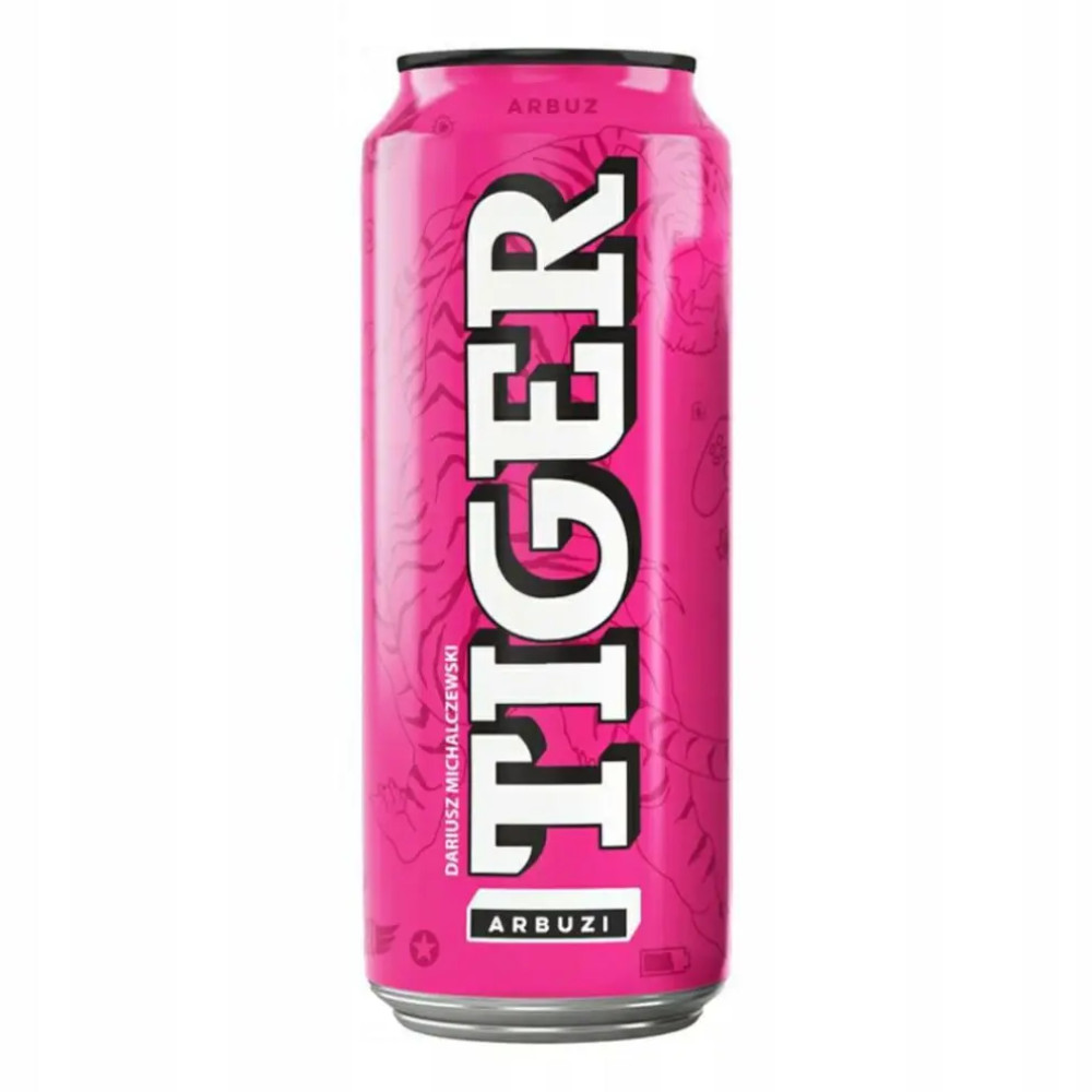 Napój energetyczny Tiger Arbuz 500 ml Puszka DRS