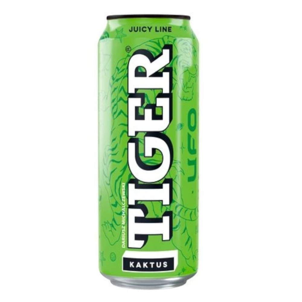 Energetyk Tiger Juicy Line Ufo Kaktus 500 ml Puszka DRS