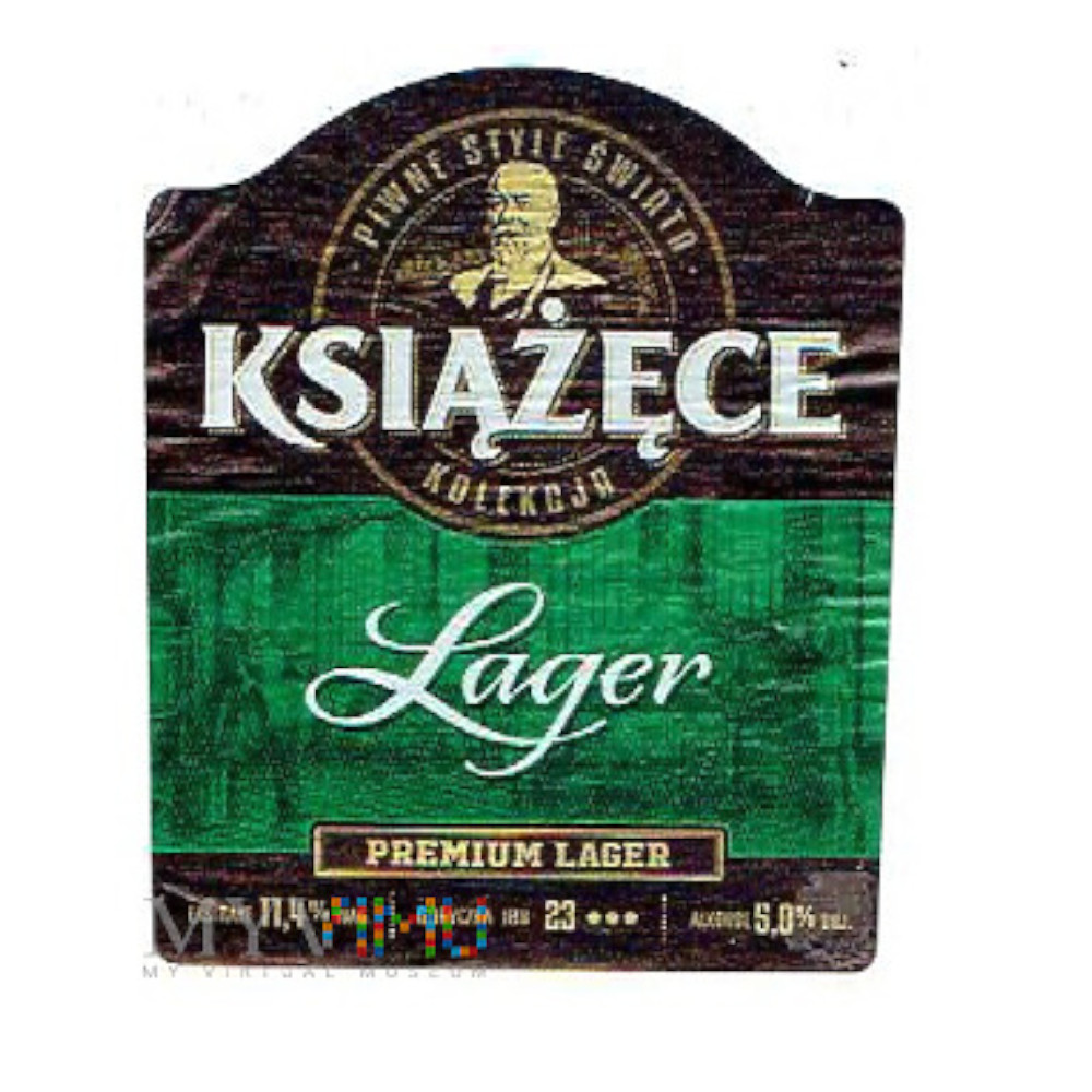 Piwo Książęce Lager 5% 500 ml 4-pak Puszka