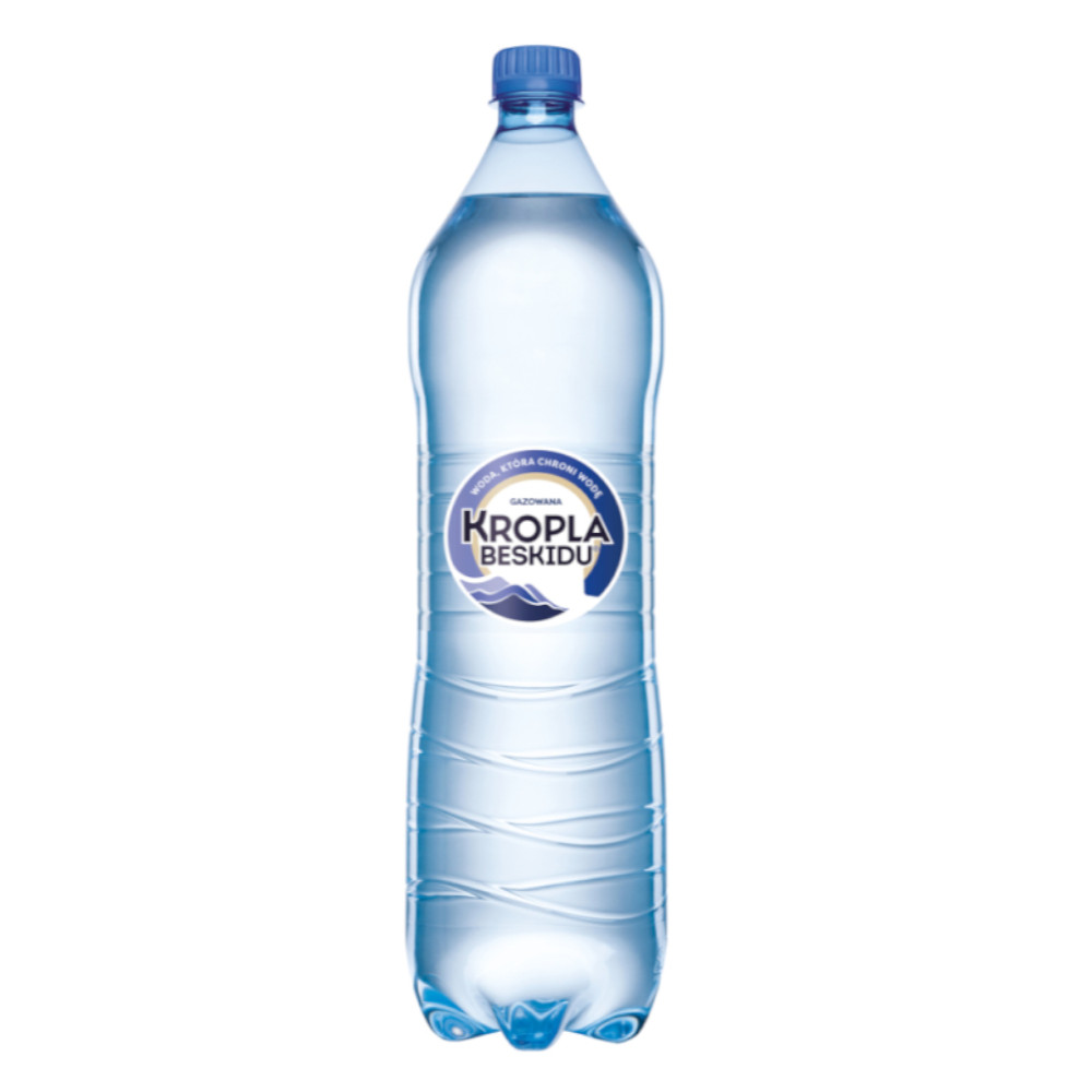 Woda Kropla Beskidu gazowana 1500 ml DRS