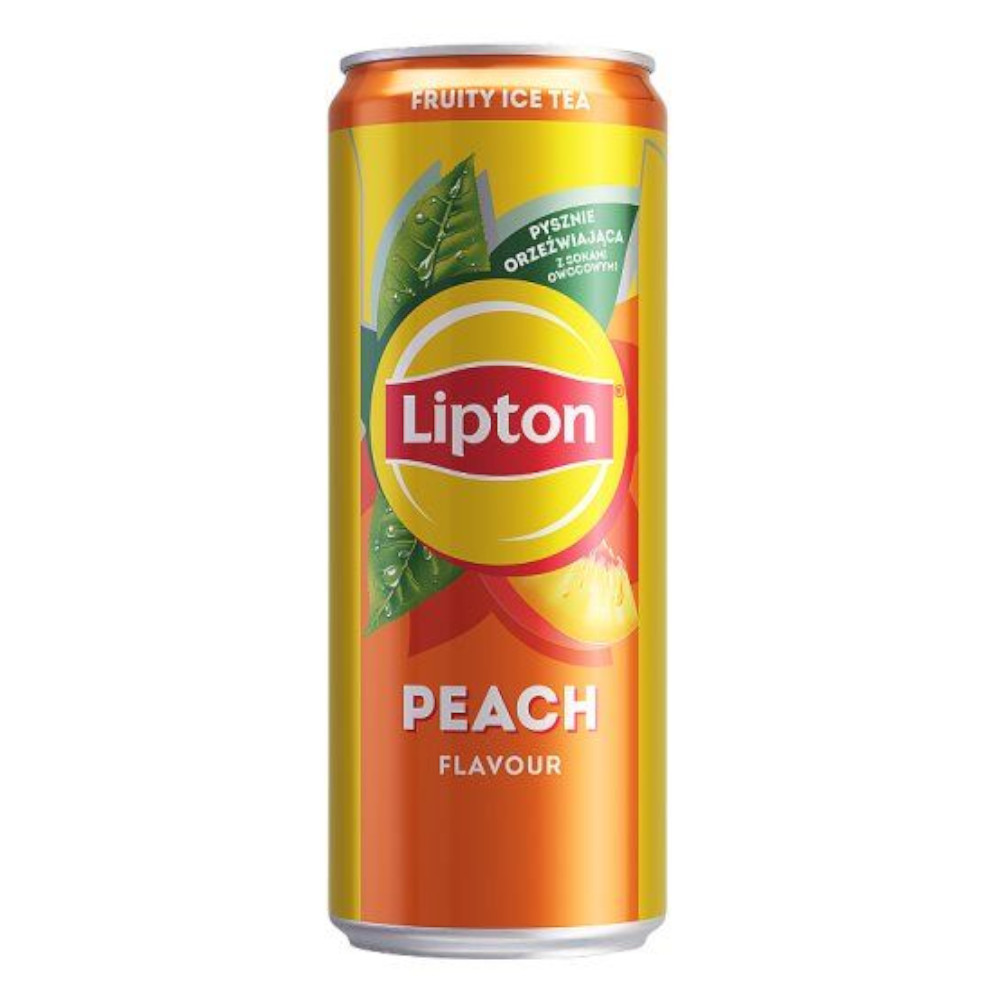 Napój Lipton Peach 330 ml Puszka DRS