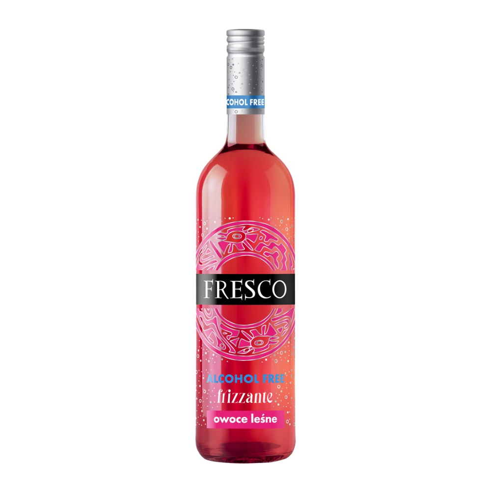 Wino Fresco Frizzante Owoce Leśne 0% czerwone słodkie 750 ml
