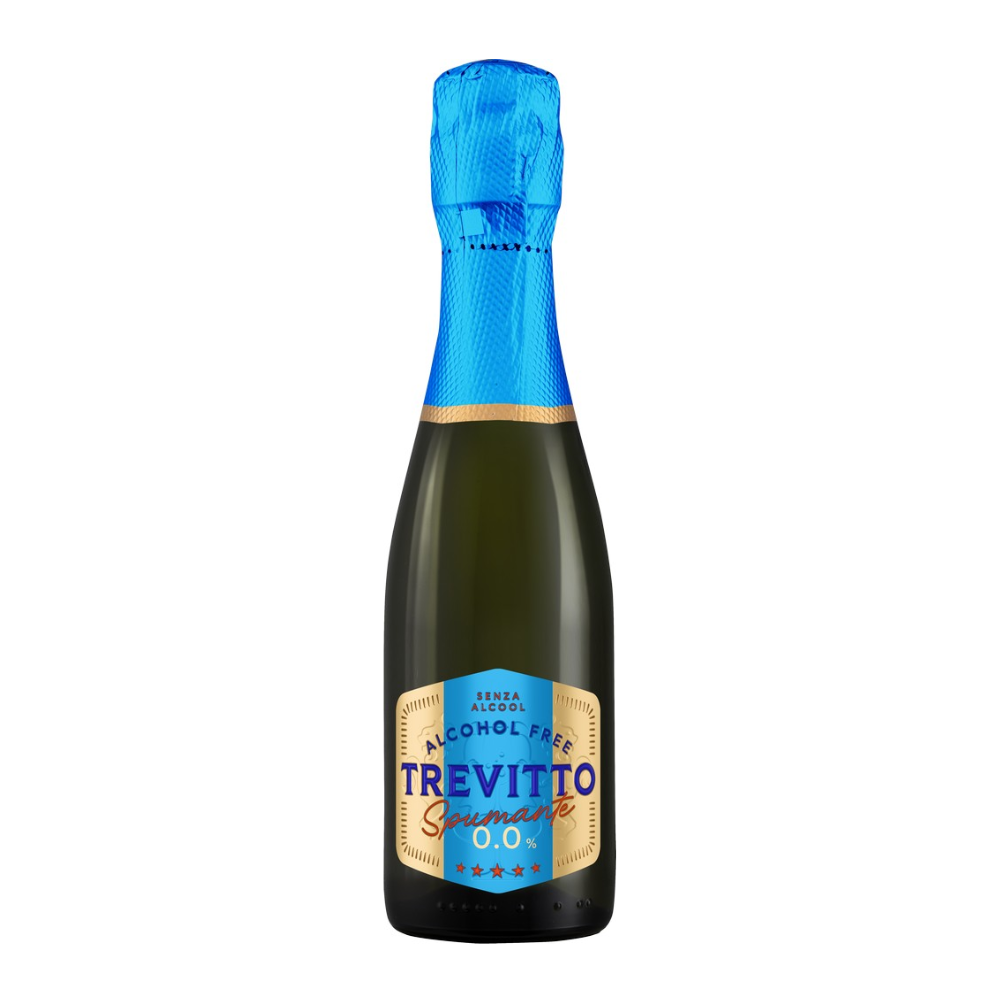 Wino musujące Treviso Prosecco 0% białe wytrawne 200 ml