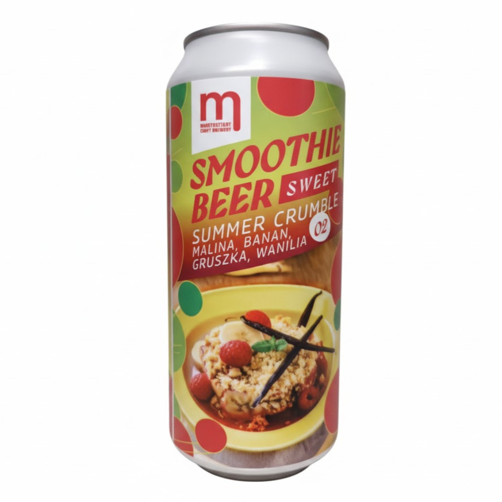 Piwo Maryensztadt Smoothie Beer Summer - Crumble Truskawka, Brzoskwinia, Gruszka Wanilia 16 5% 440 ml Puszka
