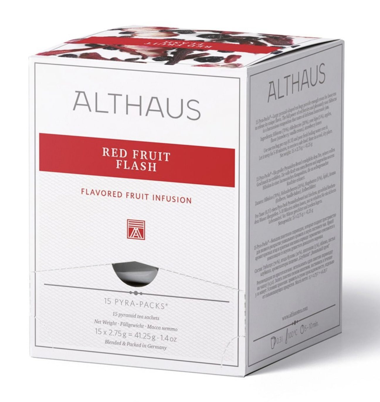 Althaus – Red Fruit Flash Pyra Pack – 15 piramidek