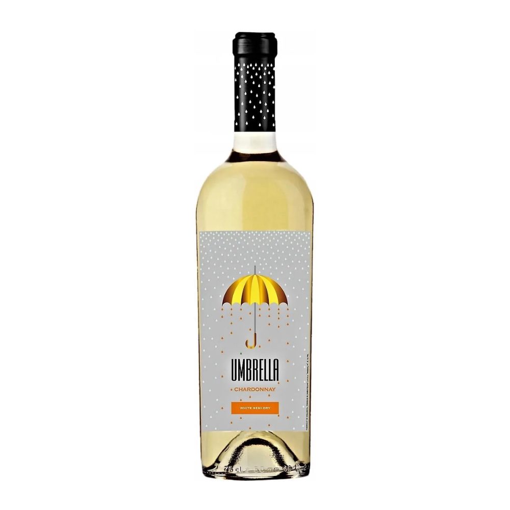 Wino Umbrella Chardonnay 11,5% białe półwytrawne 1000 ml