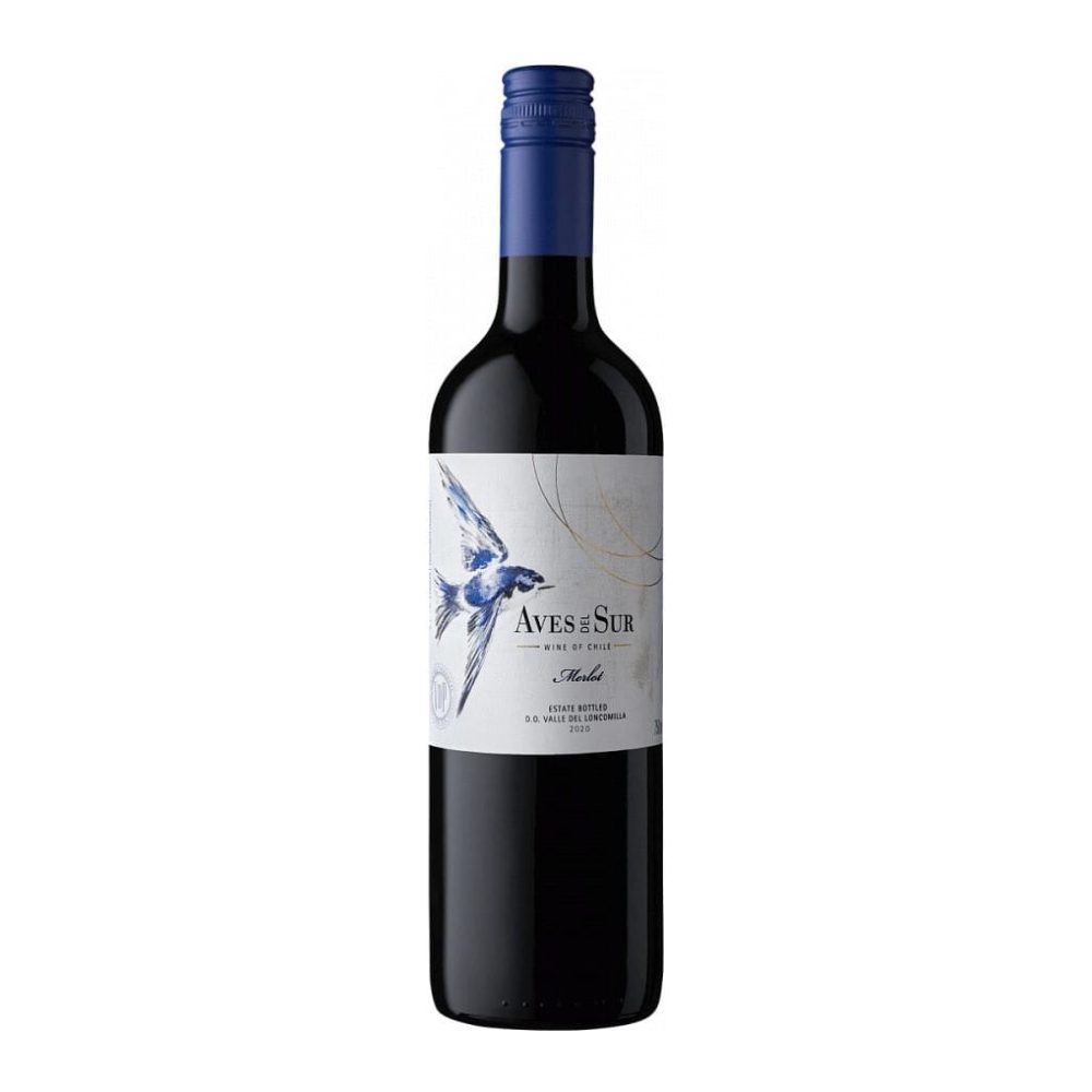 Wino Aves del Sur Merlot 12,5% czerwone wytrawne 750 ml