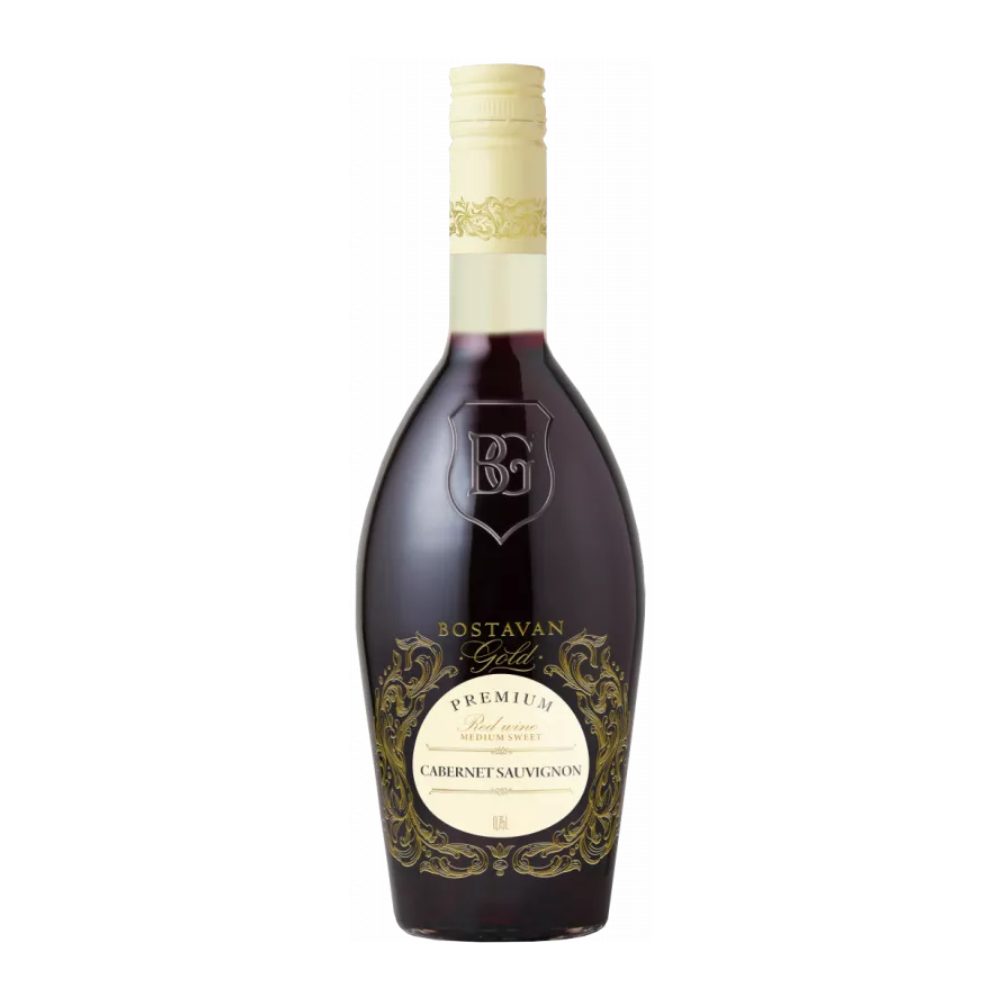 Wino Bostavan Cabernet 12,5% czerwone półsłodkie 750 ml