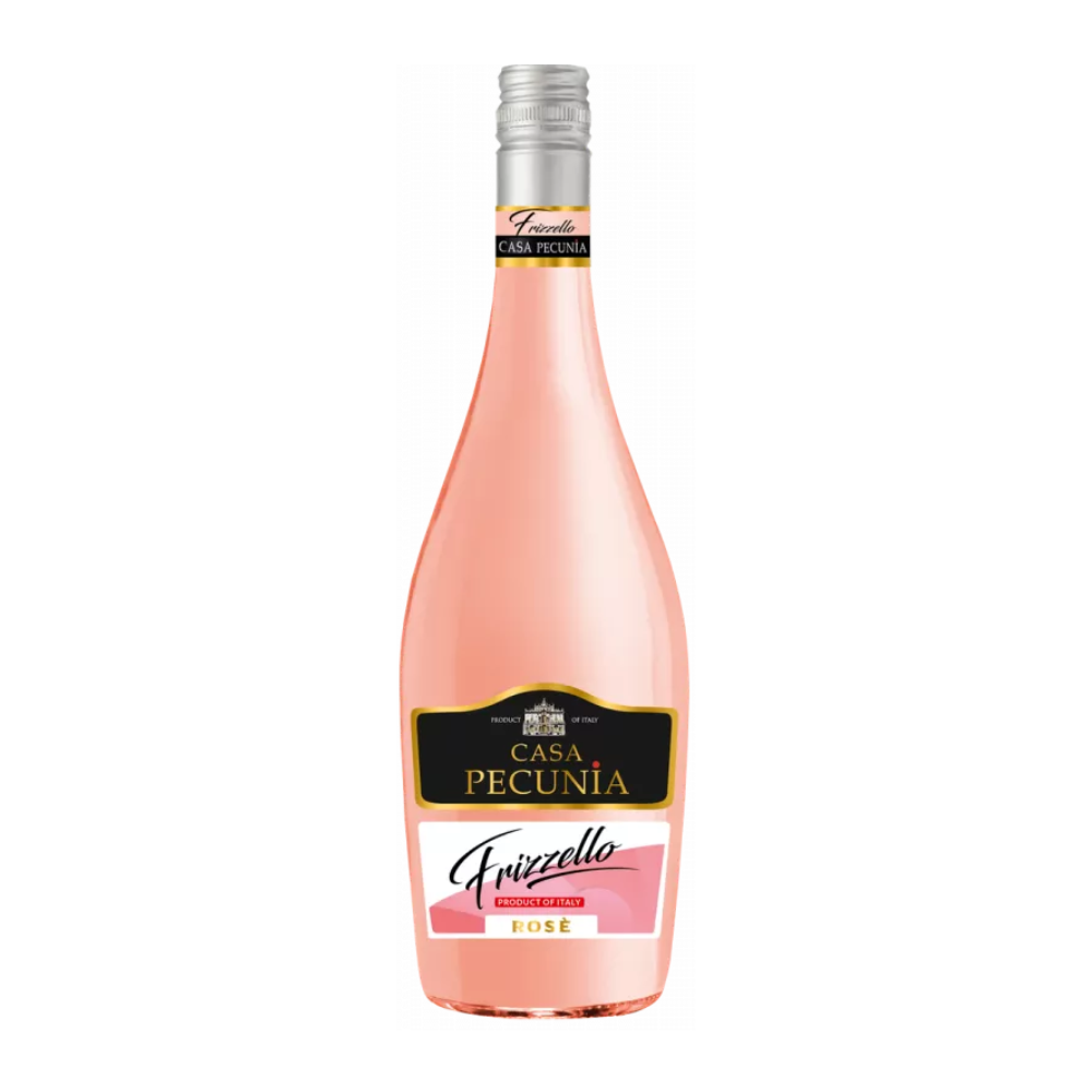 Wino musujące Casa Pecunia Frizzelo Rose 9,5% różowe półsłodkie 750 ml