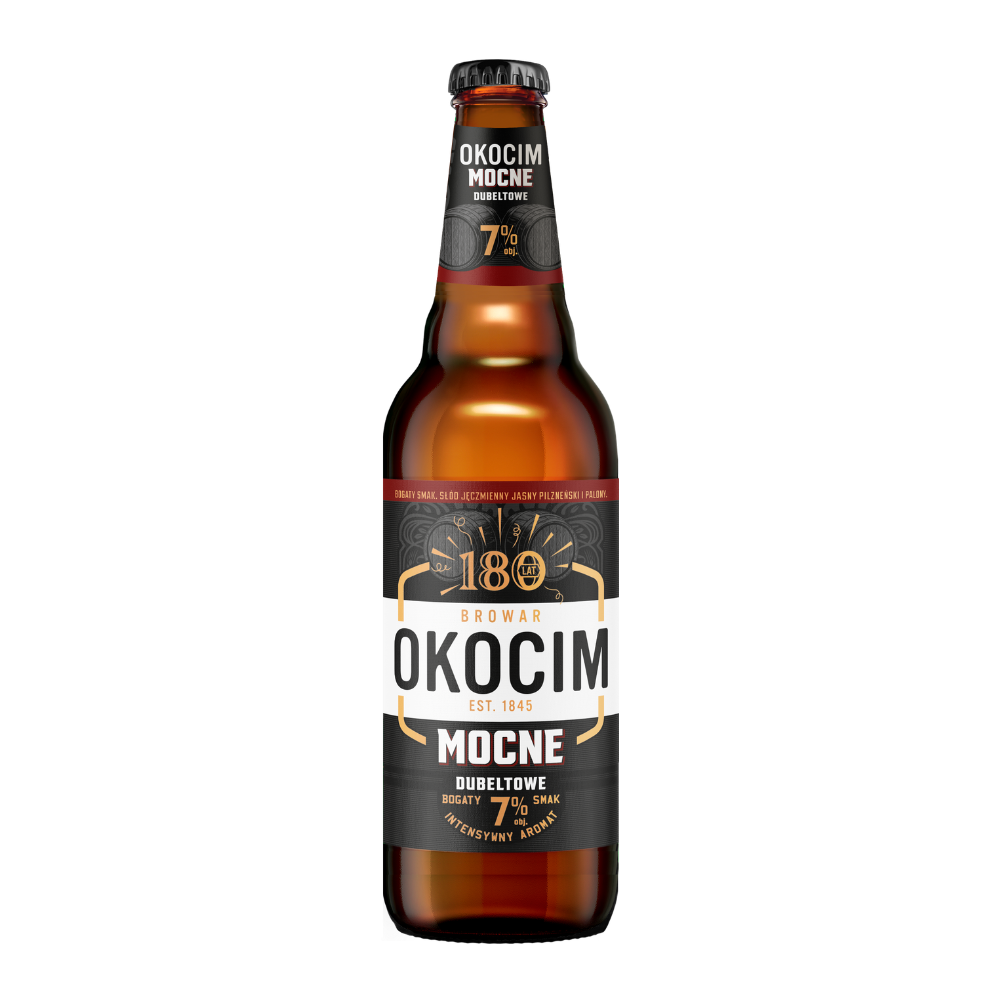 Piwo Okocim Mocne Dubeltowe 7% 500 ml