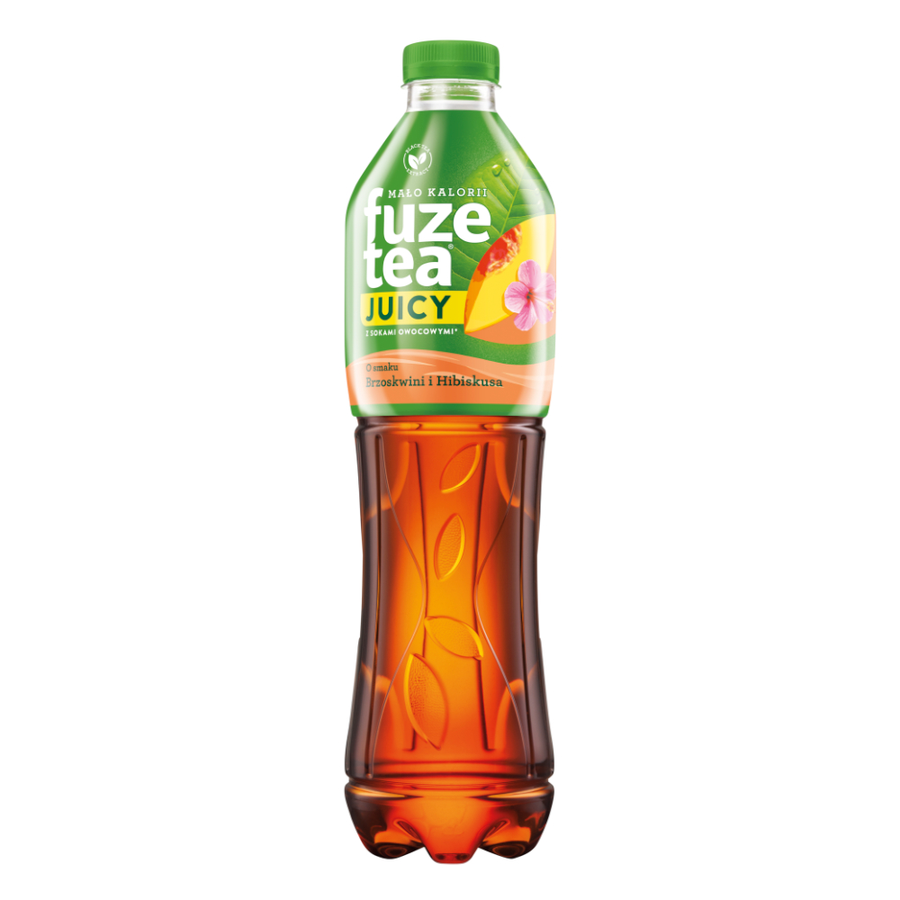 Napój Fuze Tea Juicy o Smaku Brzoskwini i Hibiskusa 1500 ml DRS
