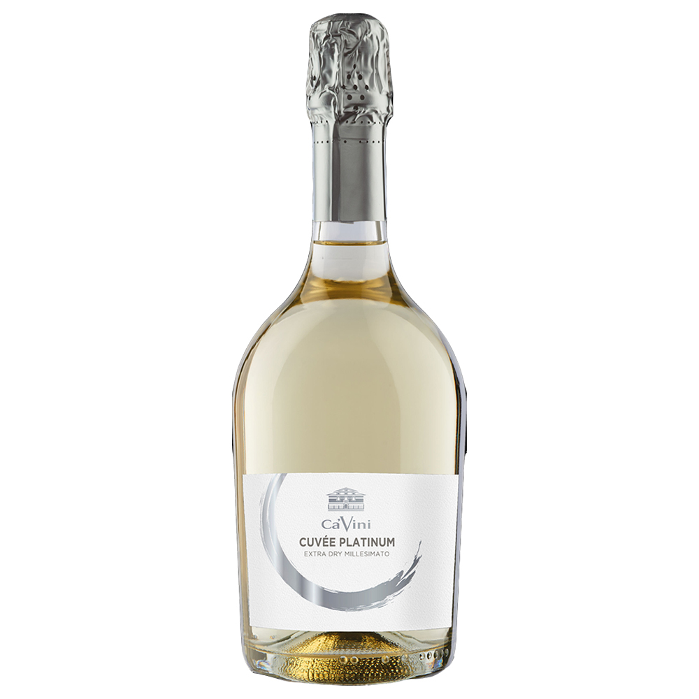 Wino Ca Vini Cuvee Platinum Extra Dry Millesimato 11% musujące półwytrawne 750 ml