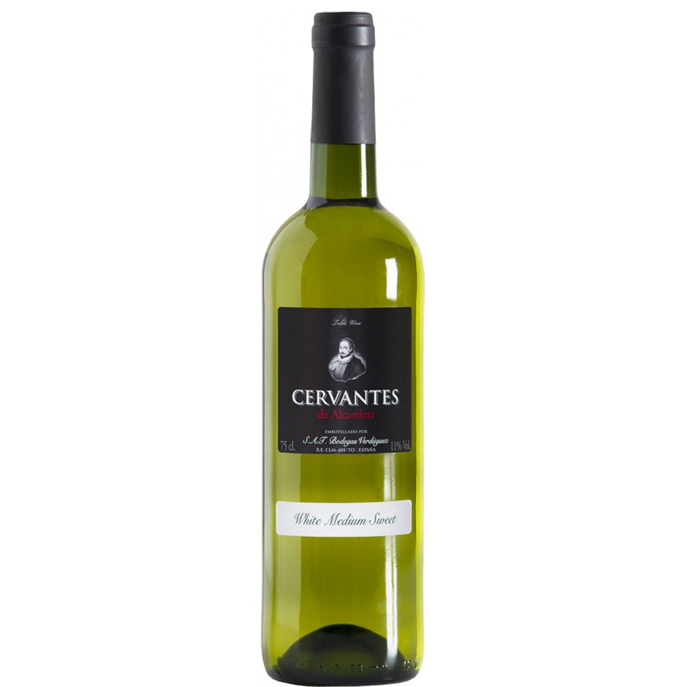 Wino Cervantes 11% białe półsłodkie 750 ml