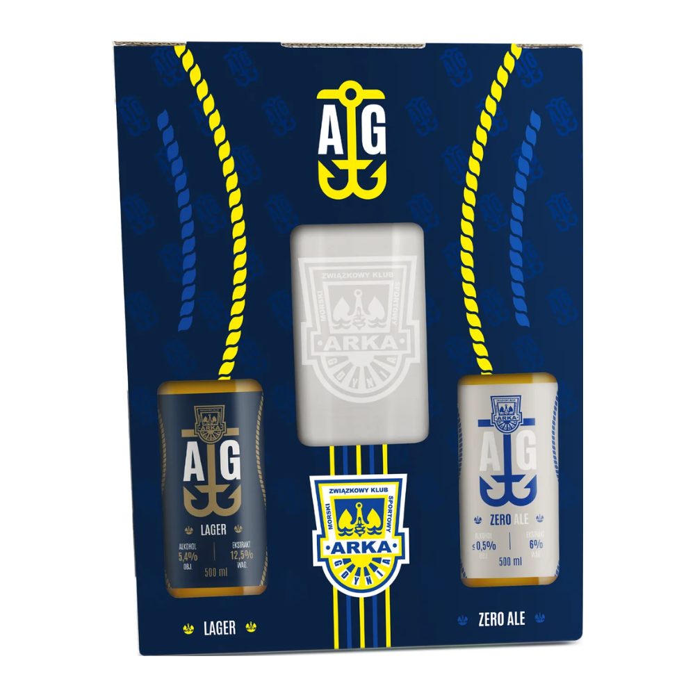 Piwo Arka Gdynia Lager 5,4% 2 x 500 ml zestaw