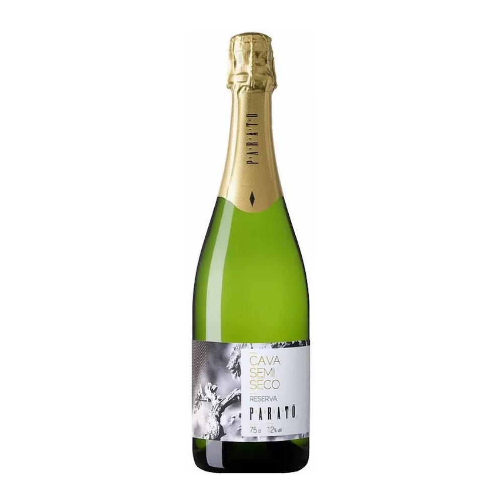 Wino musujące Parato Cava Semi Seco 12% białe półwytrawne 750 ml