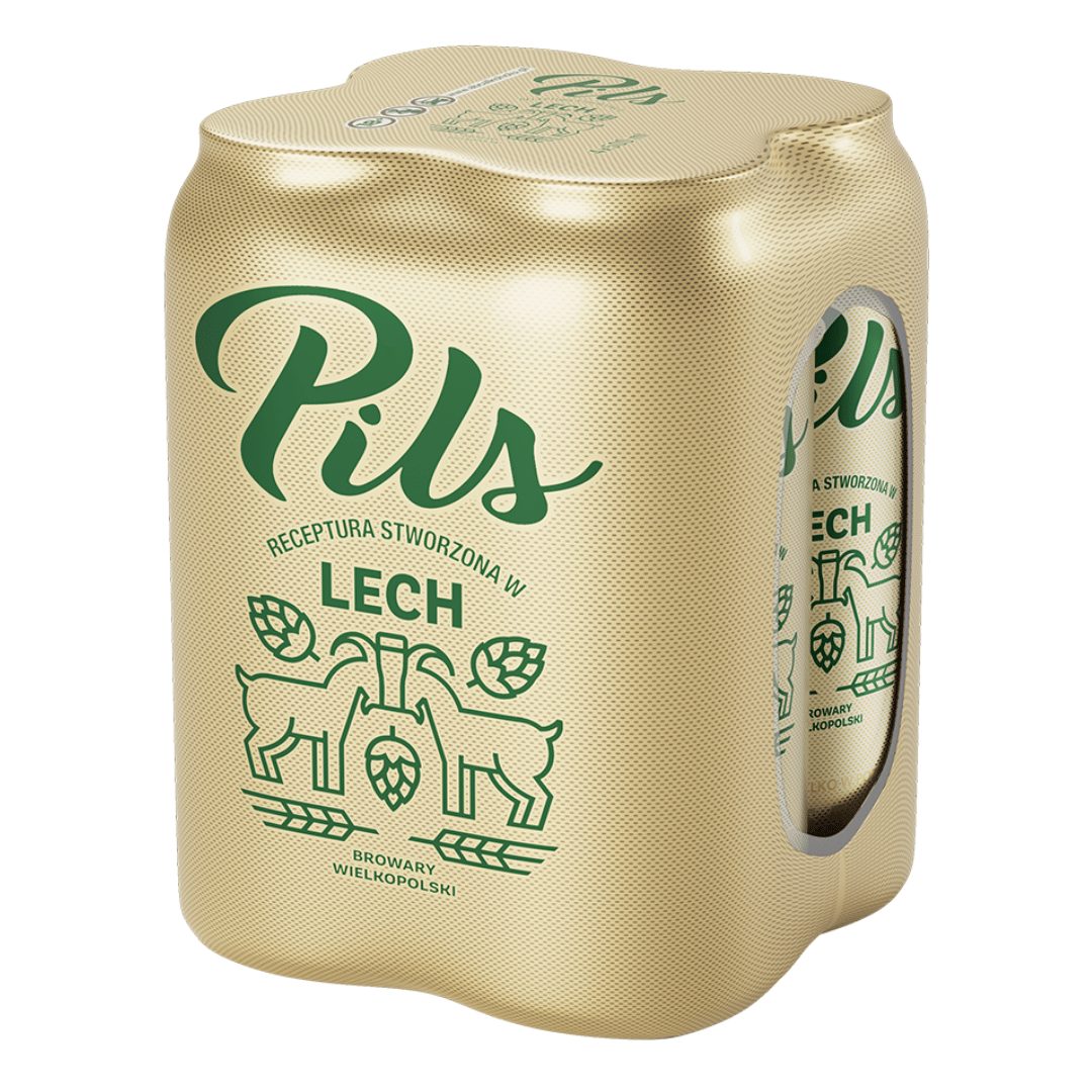 Piwo Lech Pils 5,5% 4x500 ml Puszka
