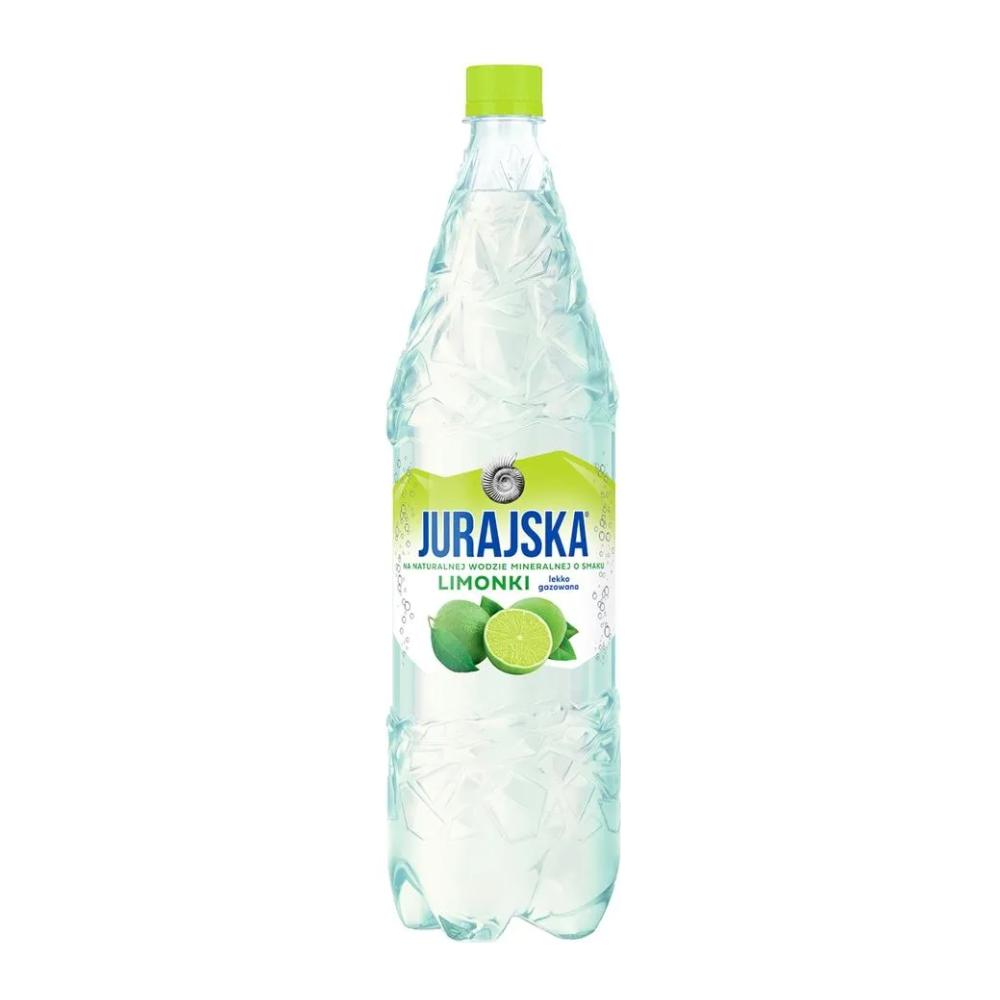 Woda Jurajska Lekko Gazowana Limonka 1500 ml DRS