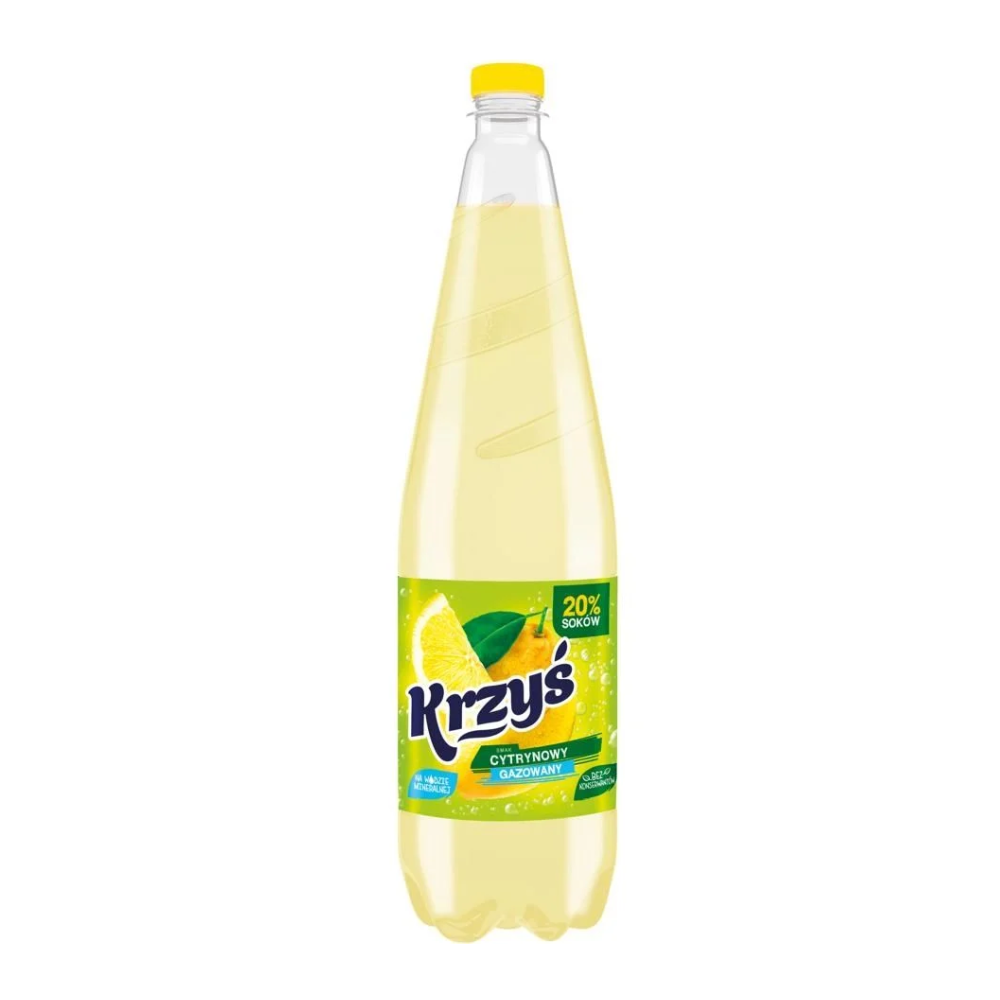 Napój Krzyś Cytryna Gazowany 1250 ml DRS