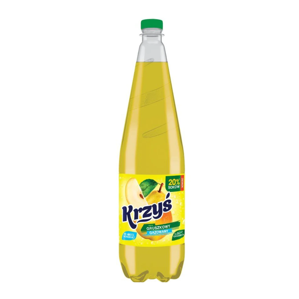 Napój Krzyś Gruszka Gazowany 1250 ml DRS