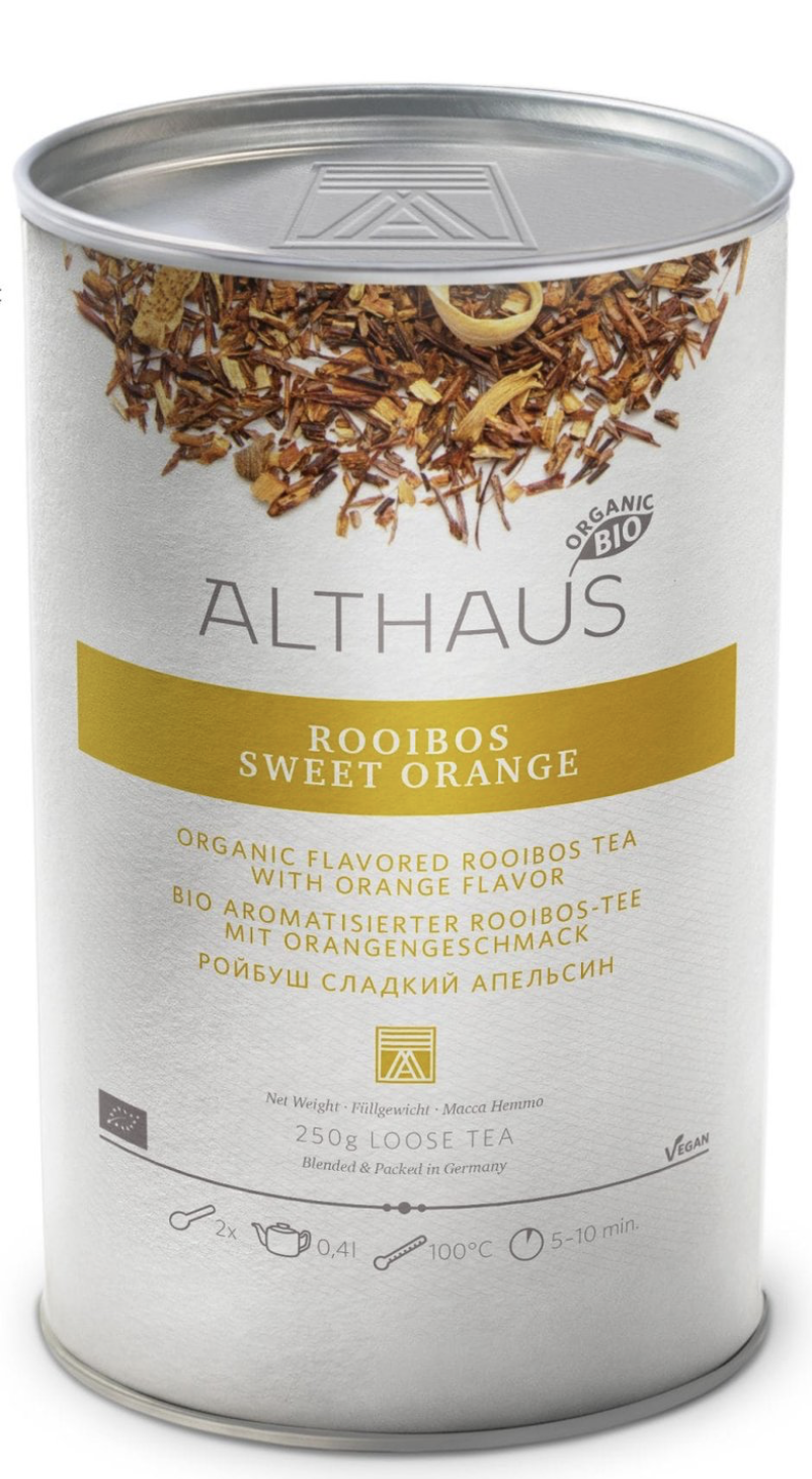 Herbata Althaus Sypana Rooibush Sweet Orange puszka 250