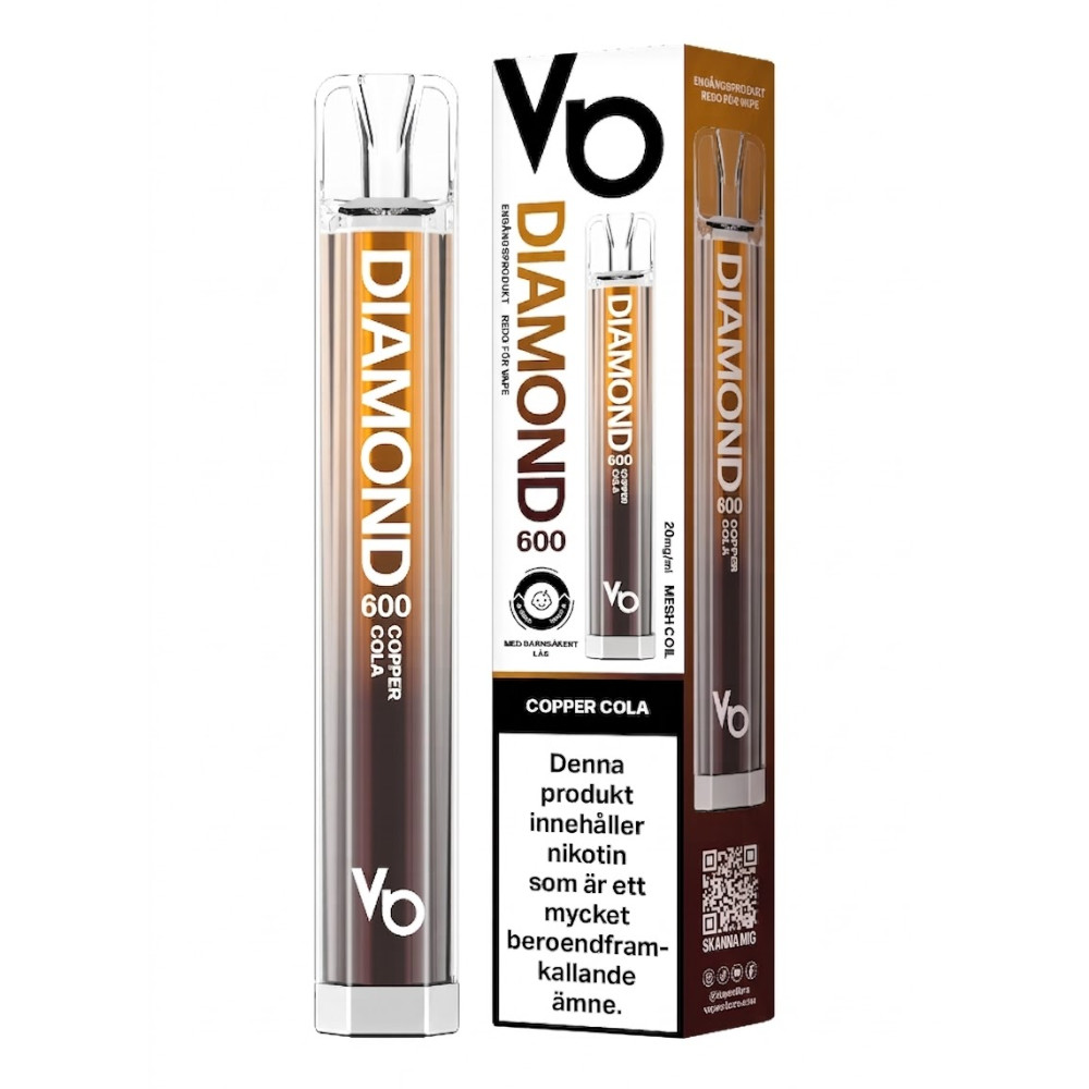 E-papieros Diamond Copper Cola 600