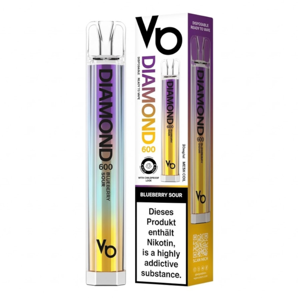 E-papieros Diamond Blue Peach Ice 600