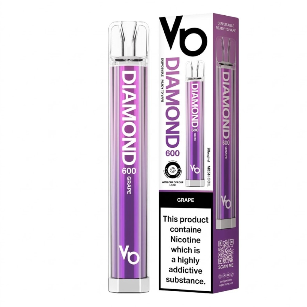 E-papieros Diamond Grape 600