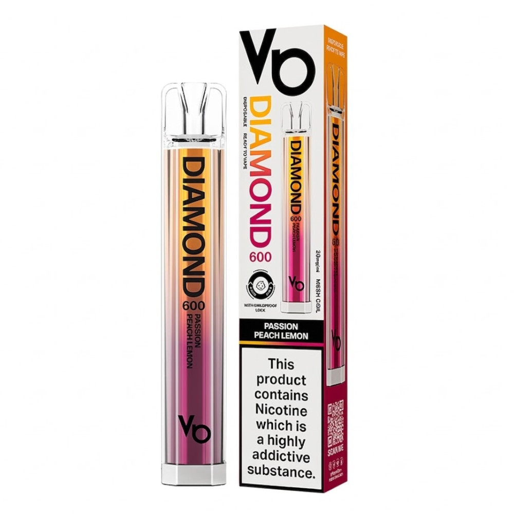 E-papieros Diamond Passion Peach Lemon 600