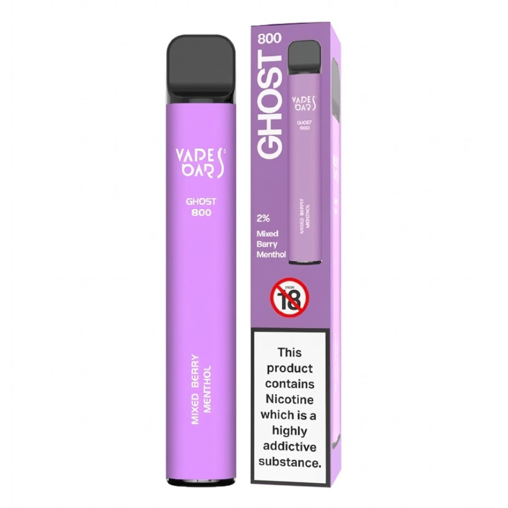 E-papieros Ghost Mixed Berry Menthol 800